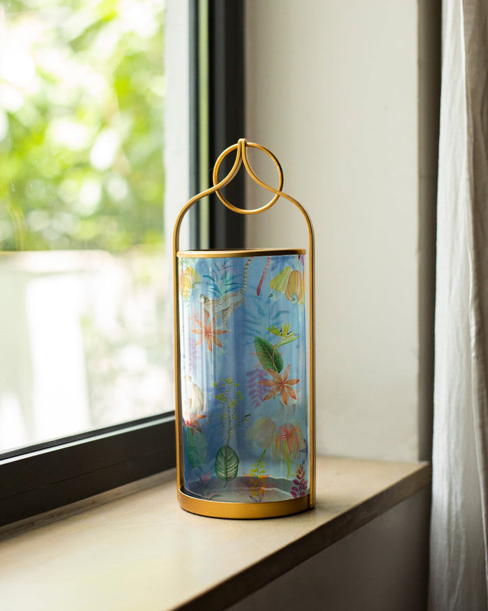 Cashew Print Lantern