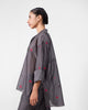 The Cirrus Set - Charcoal & Watermelon Embroidered