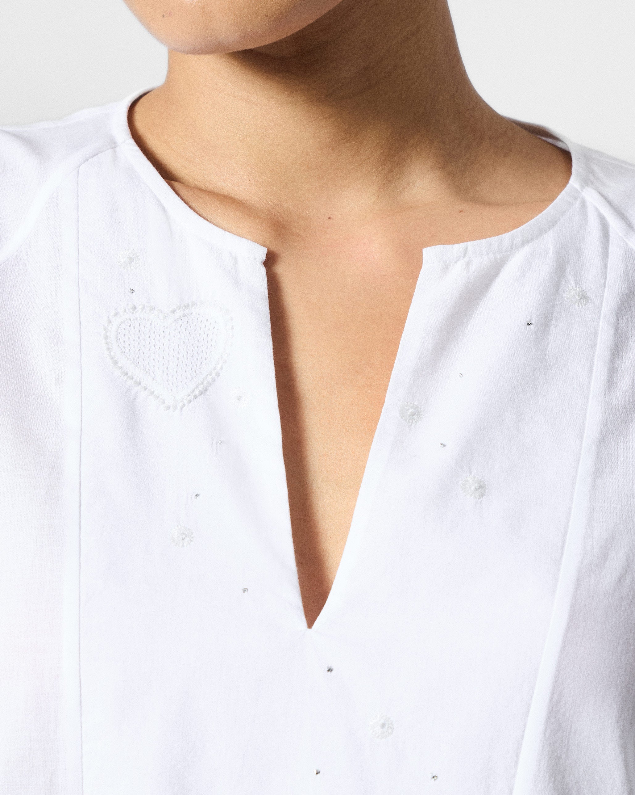 The Torsa Kurta Set - White