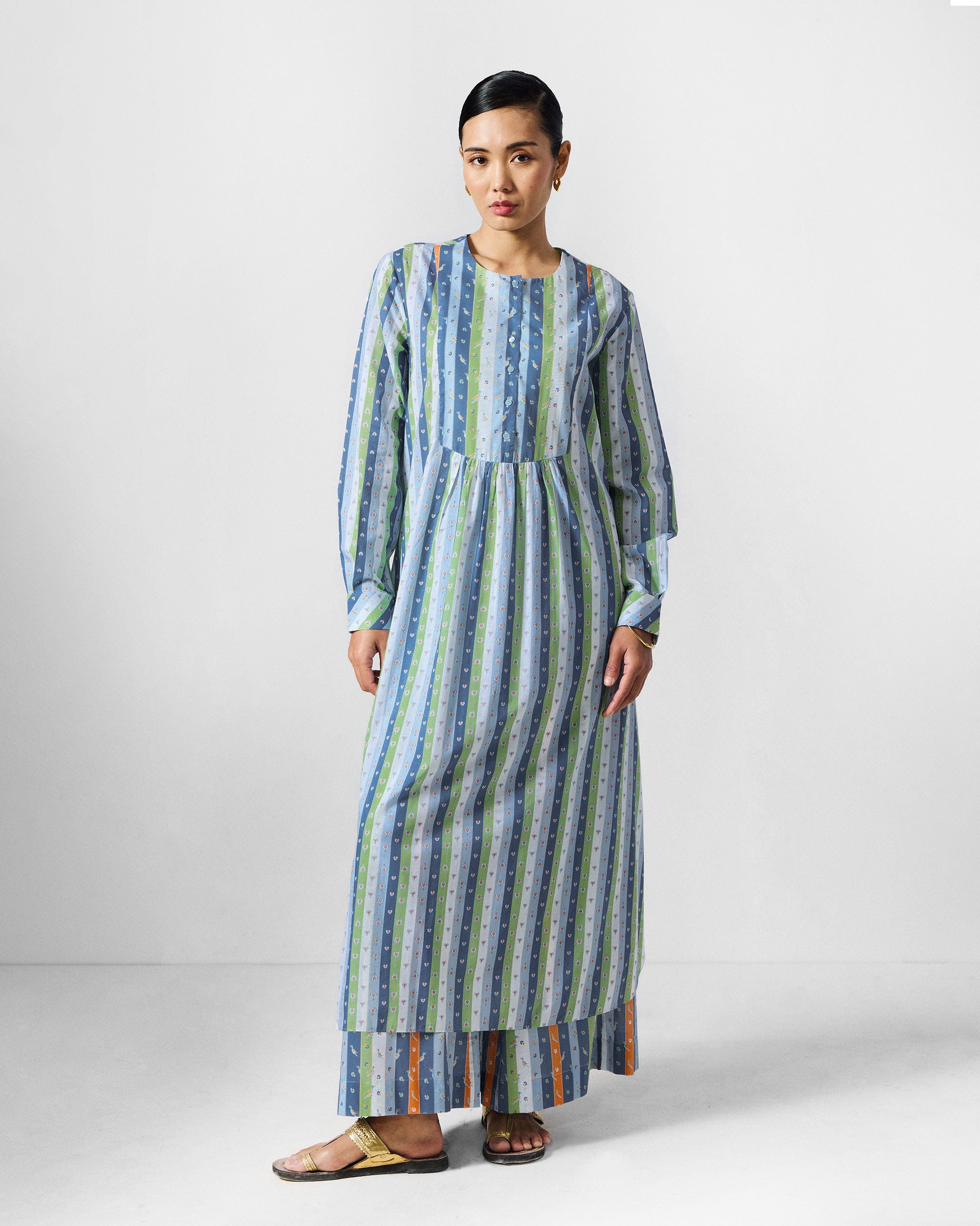 The Imke Kurta Set - Multicolour