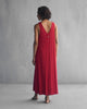 Burma Crossover Dress - Red