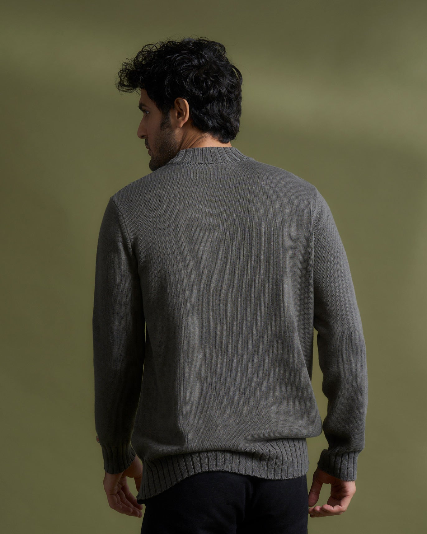 Coast Crew-Neck Sweater - Grey