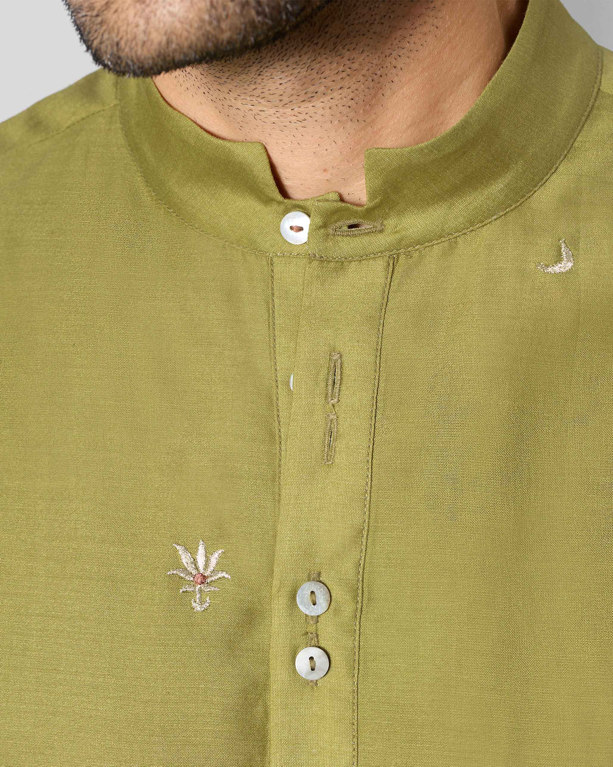 Rey Kurta - Cotton Silk Classic Fit