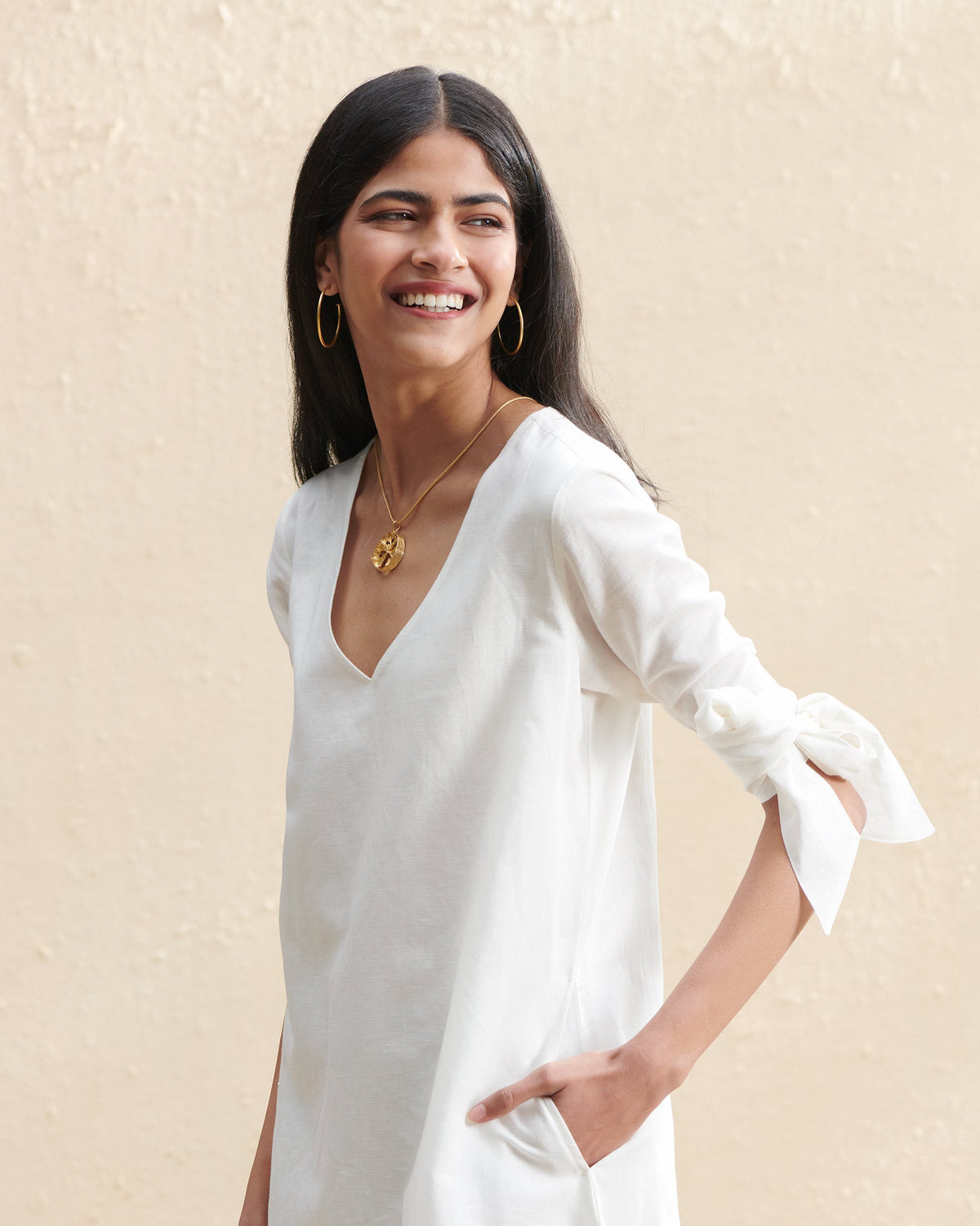 A-line Dress - Ivory