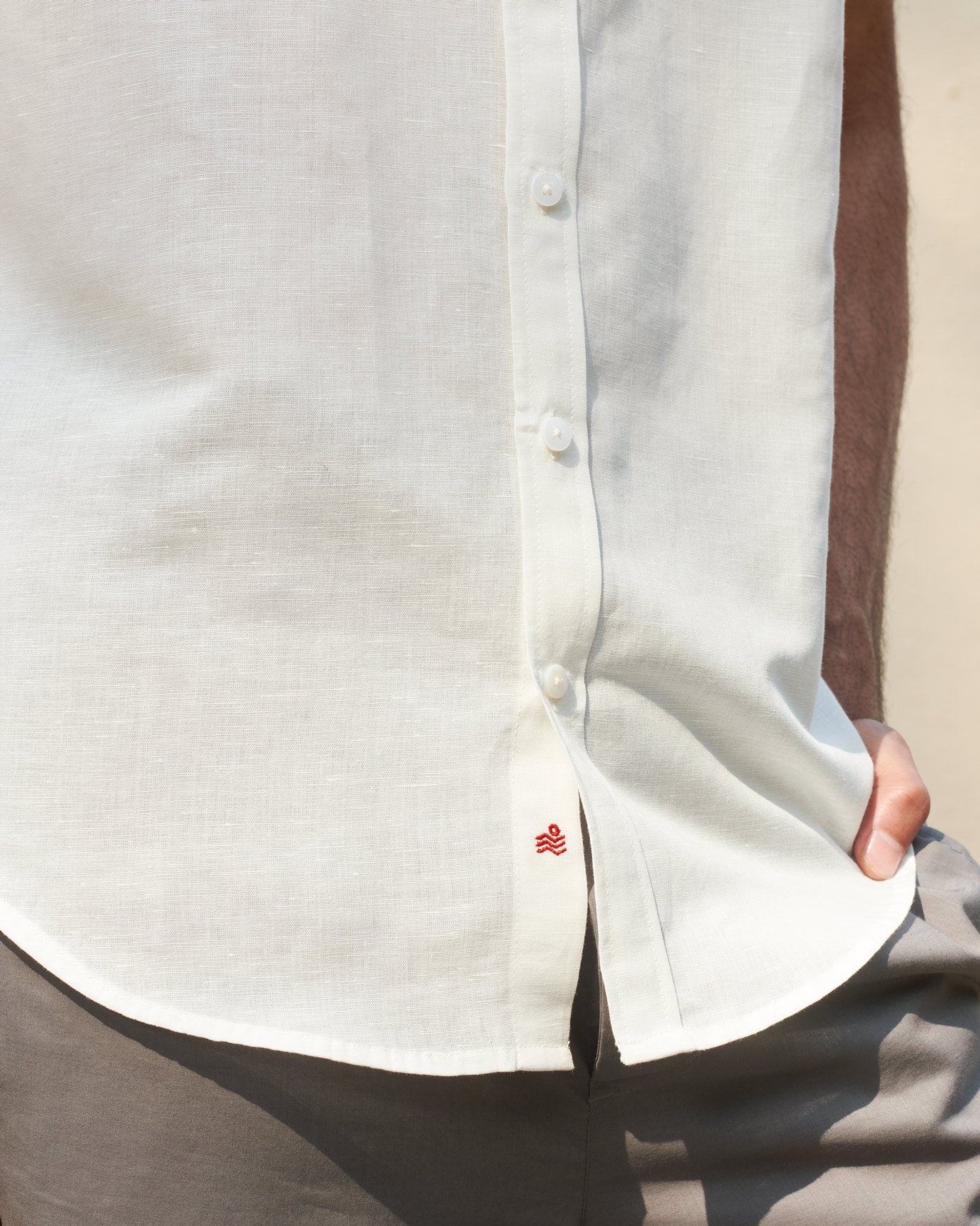 Half Sleeve Shirt - Ivory