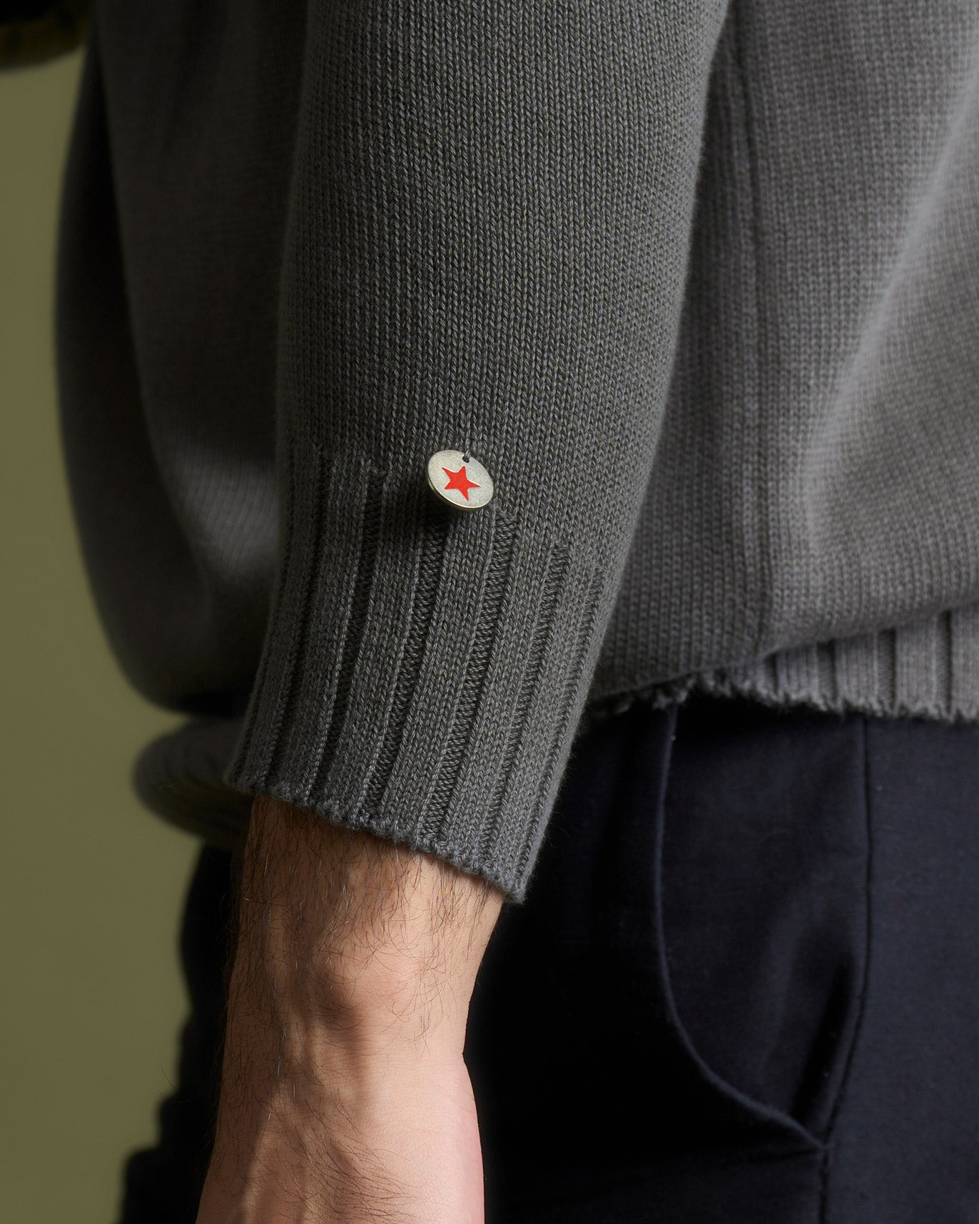 Coast Crew-Neck Sweater - Grey