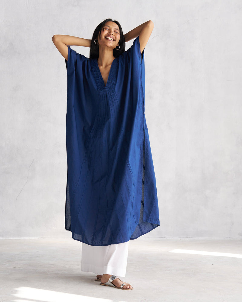 Tulum Kaftan - Navy