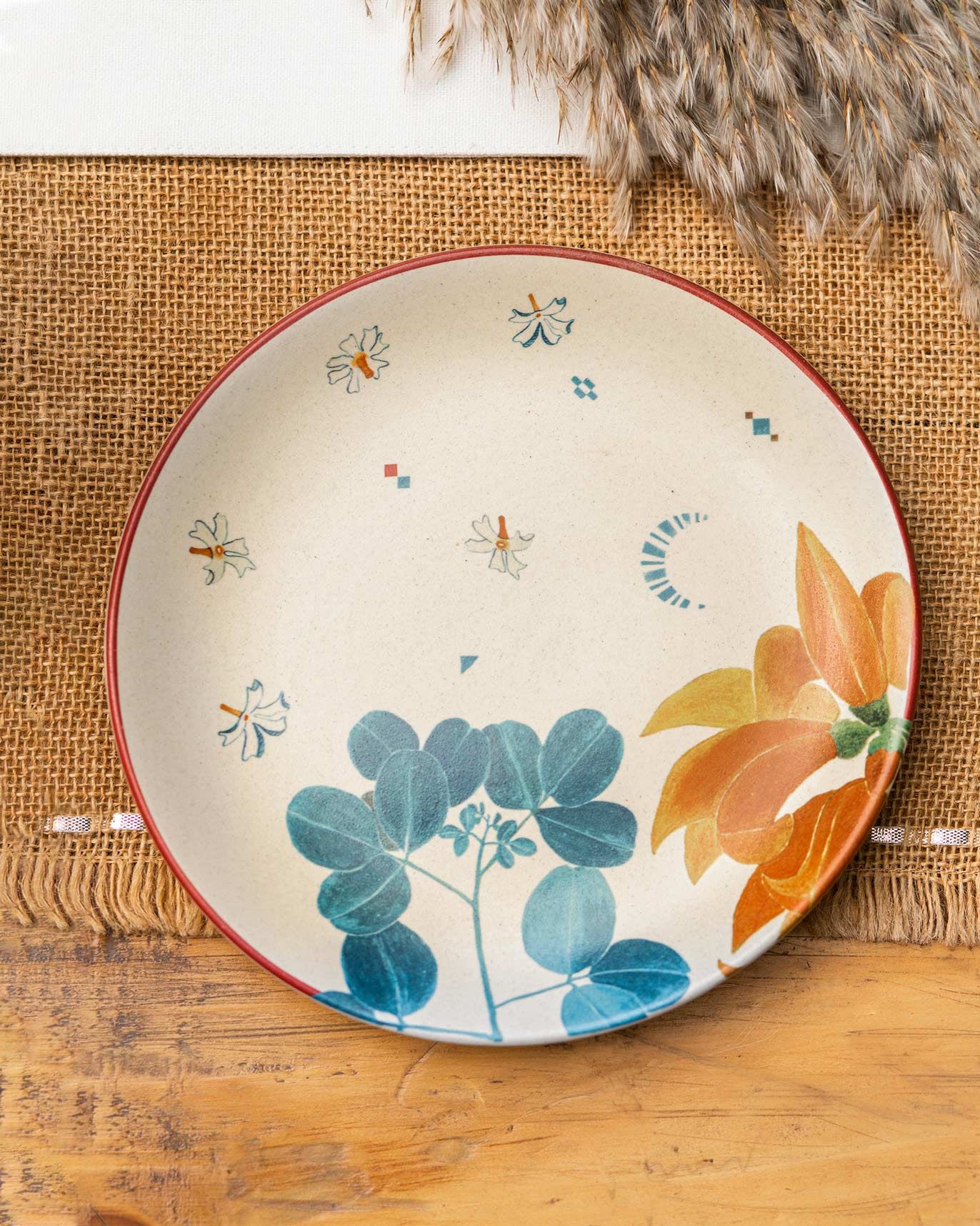 Jheel Quarter Plate