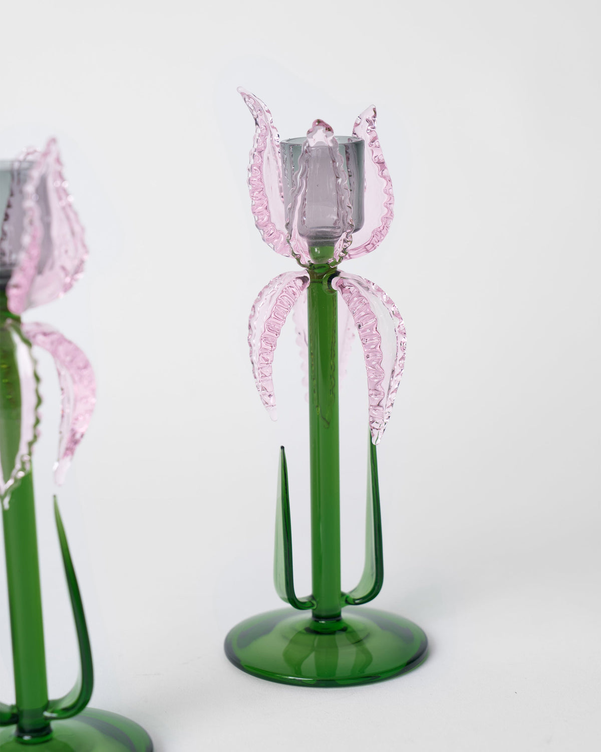 Kaveri Candle Stand - Set of 2 with taper candles