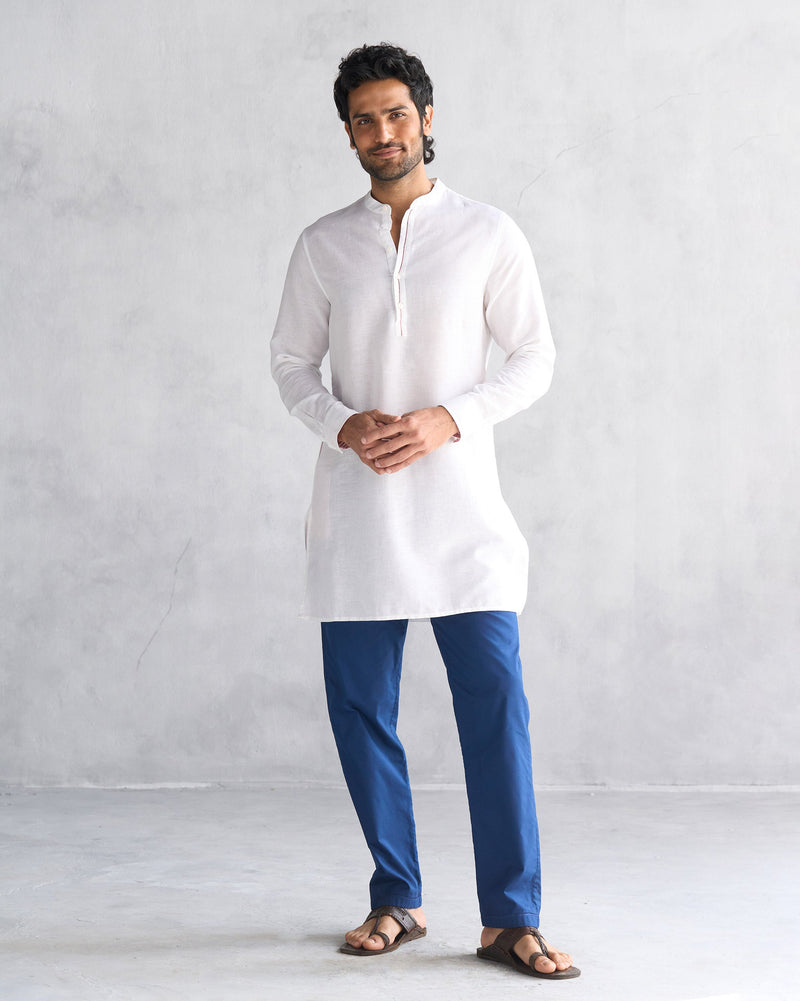 Chandni Chowk Kurta - White