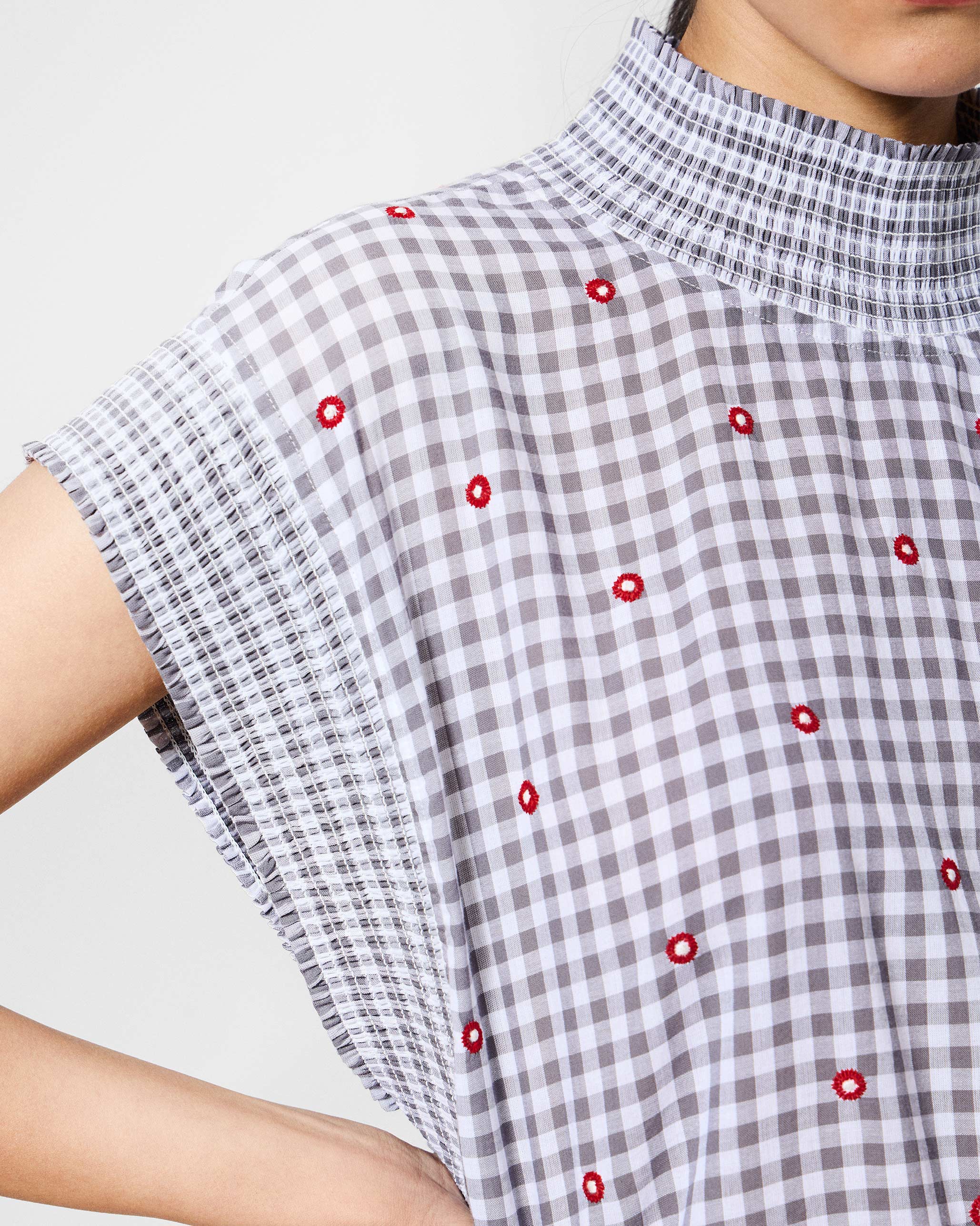 The Lehar Top Set - Grey & White