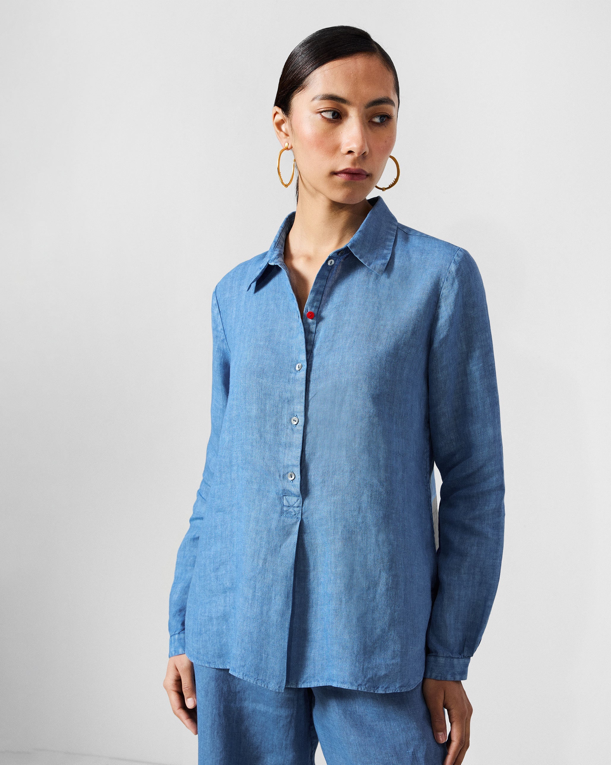 The Mati Shirt Set - Blue