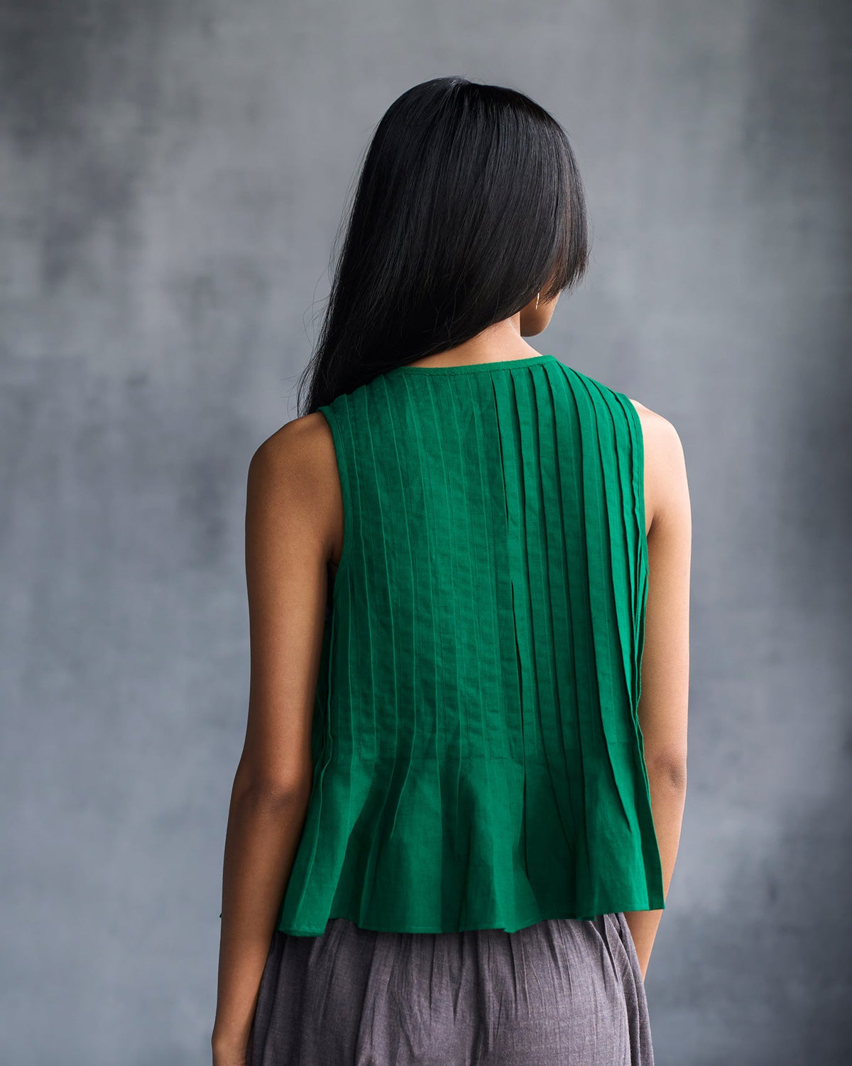 Trumpet Top - Green