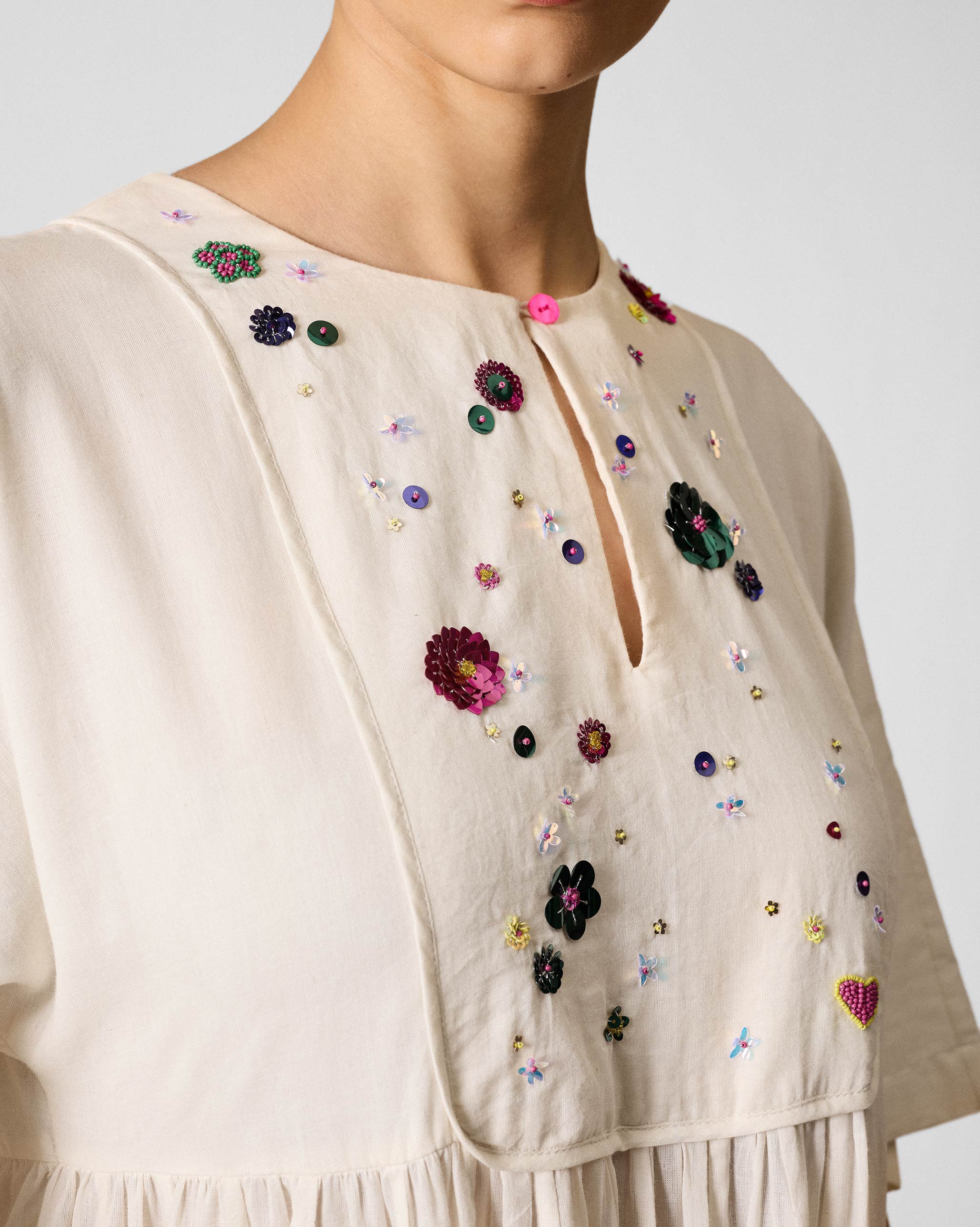 The Kosi Kurta Set - Ivory