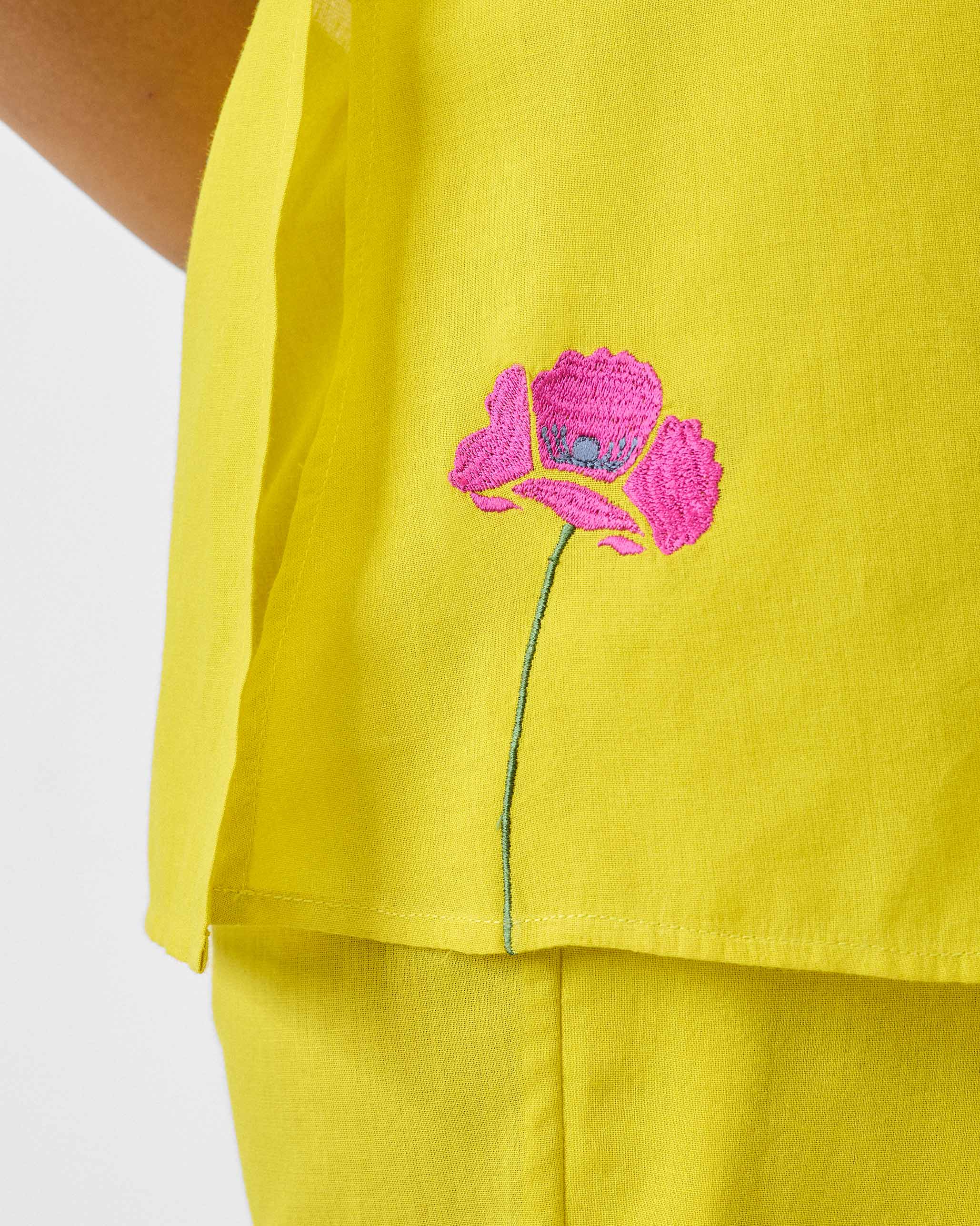 Pocket Top Set - Chartreuse