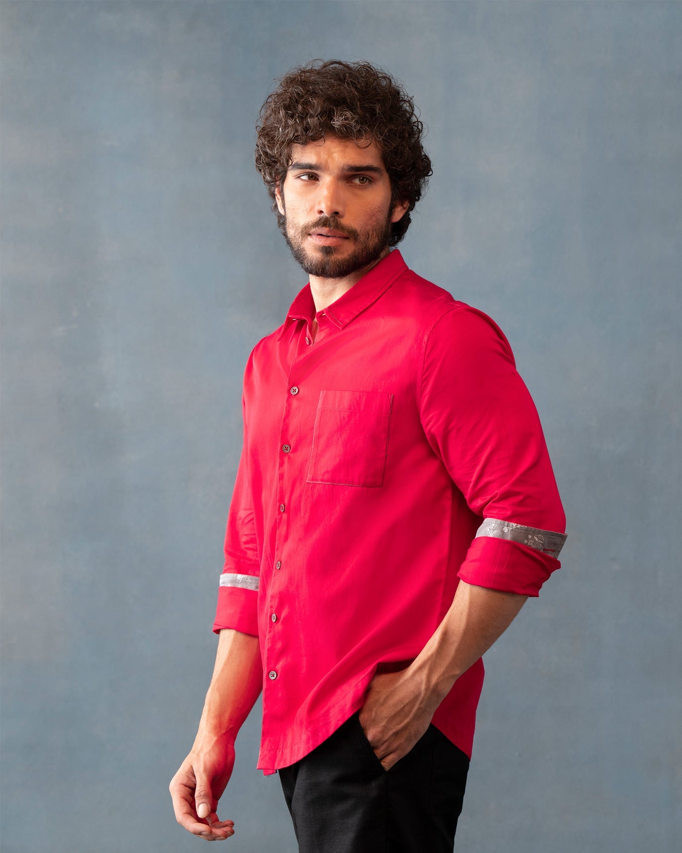 Zenith Pocket Shirt - Fuchsia