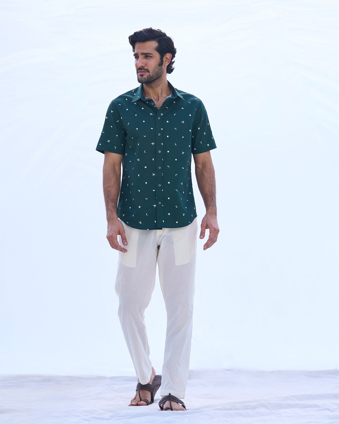 Half Sleeve Shirt - Green