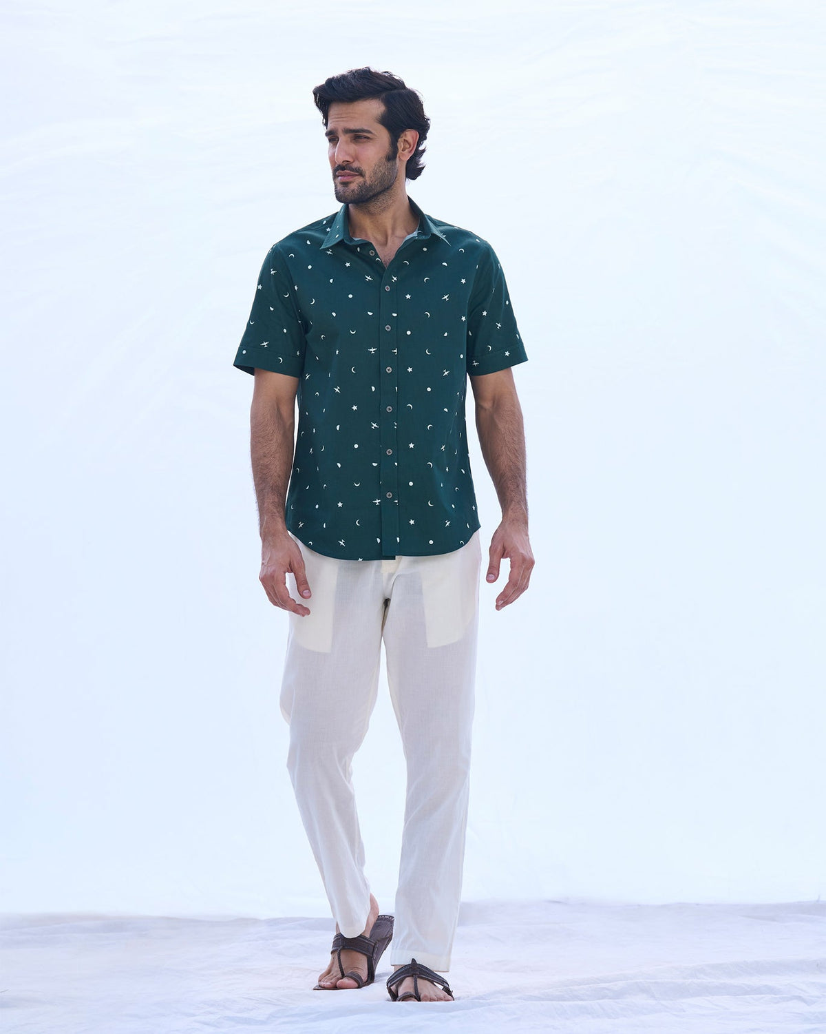 Half Sleeve Shirt - Green