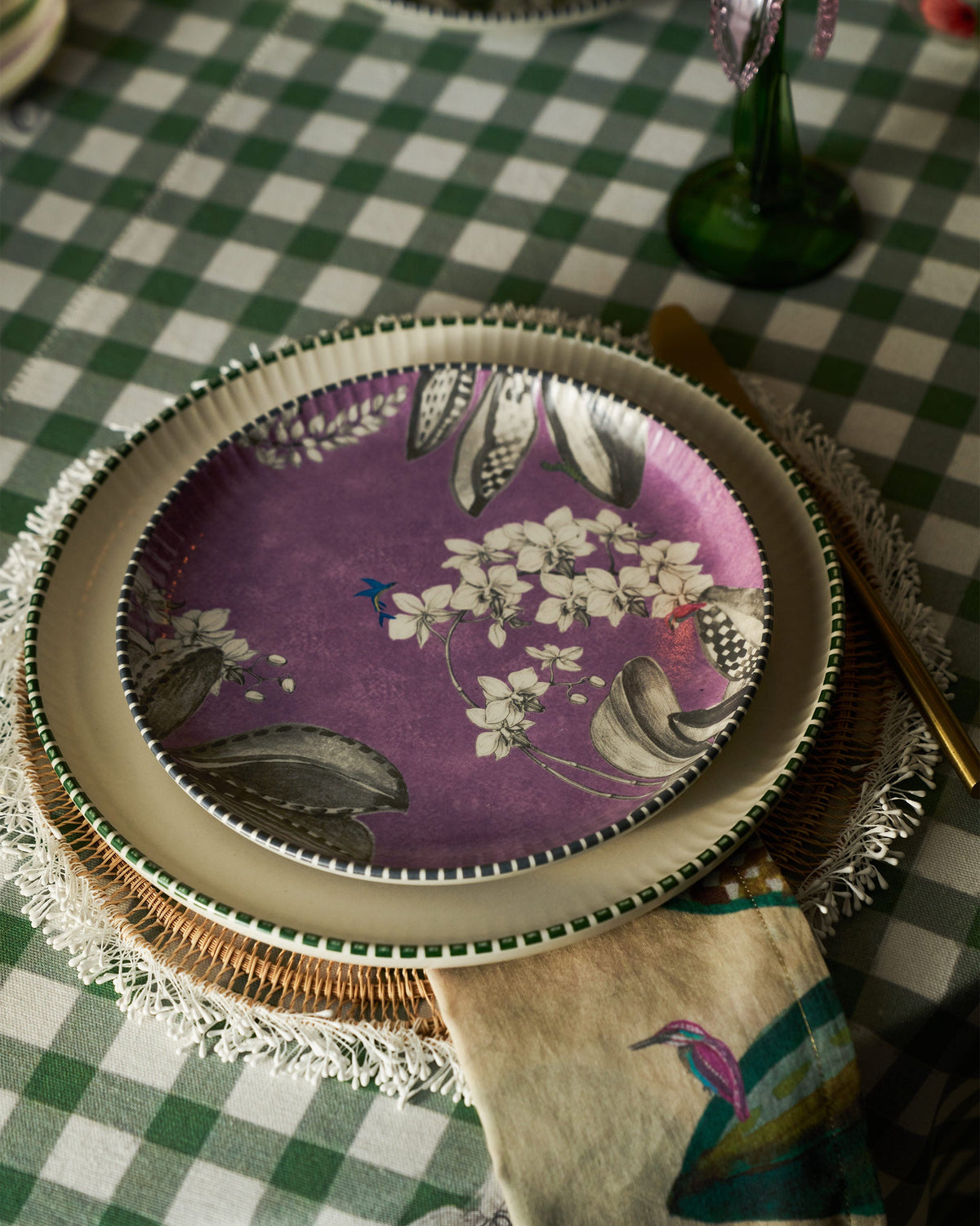 Reesha Quarter Plate - lavender