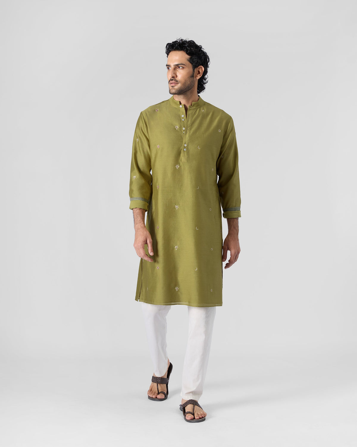 Rey Kurta - Cotton Silk Classic Fit