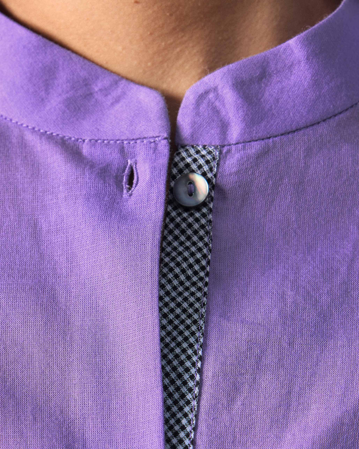 The Basic Long Length Kurta Set - Lilac