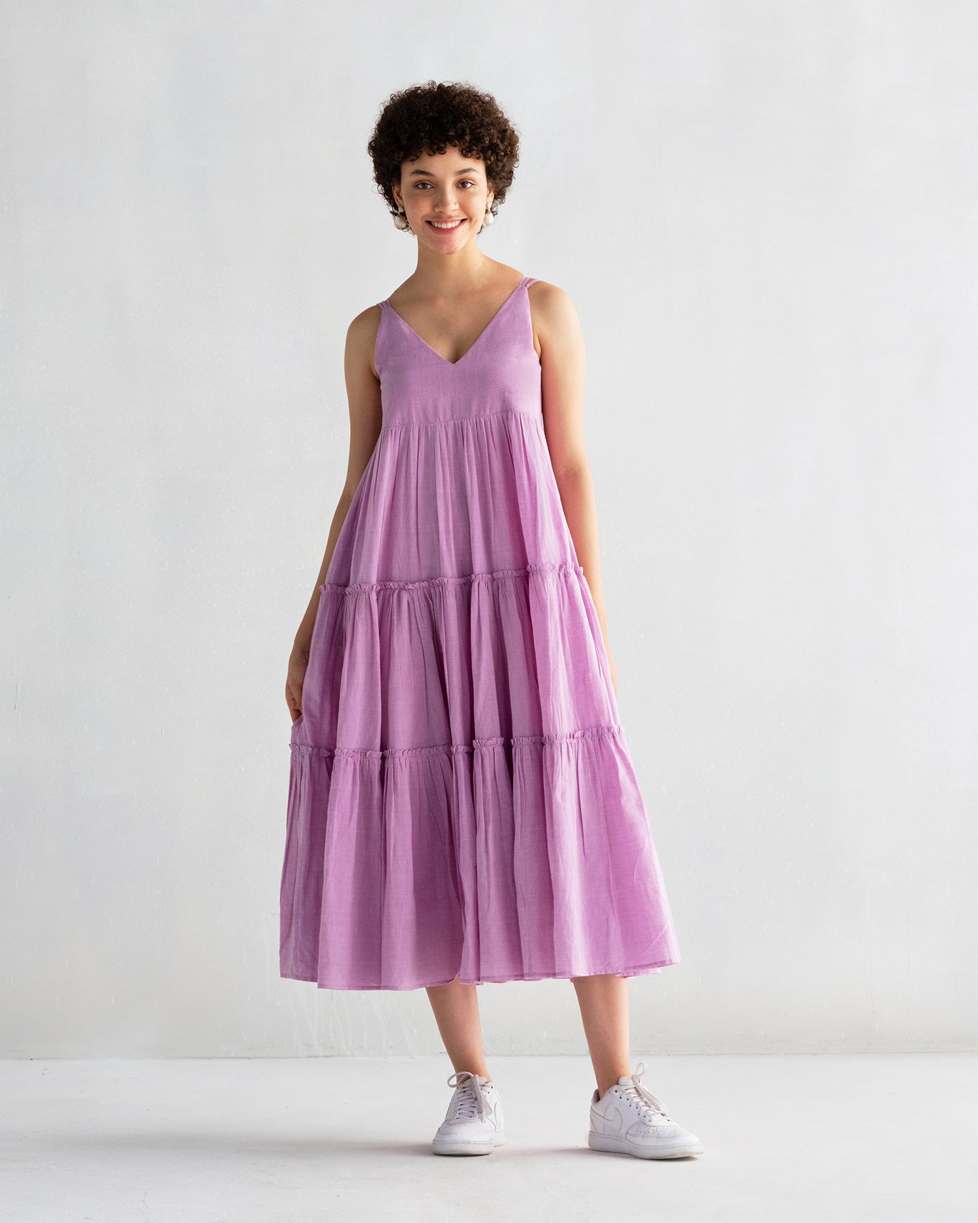 Tier Dress - Lilac