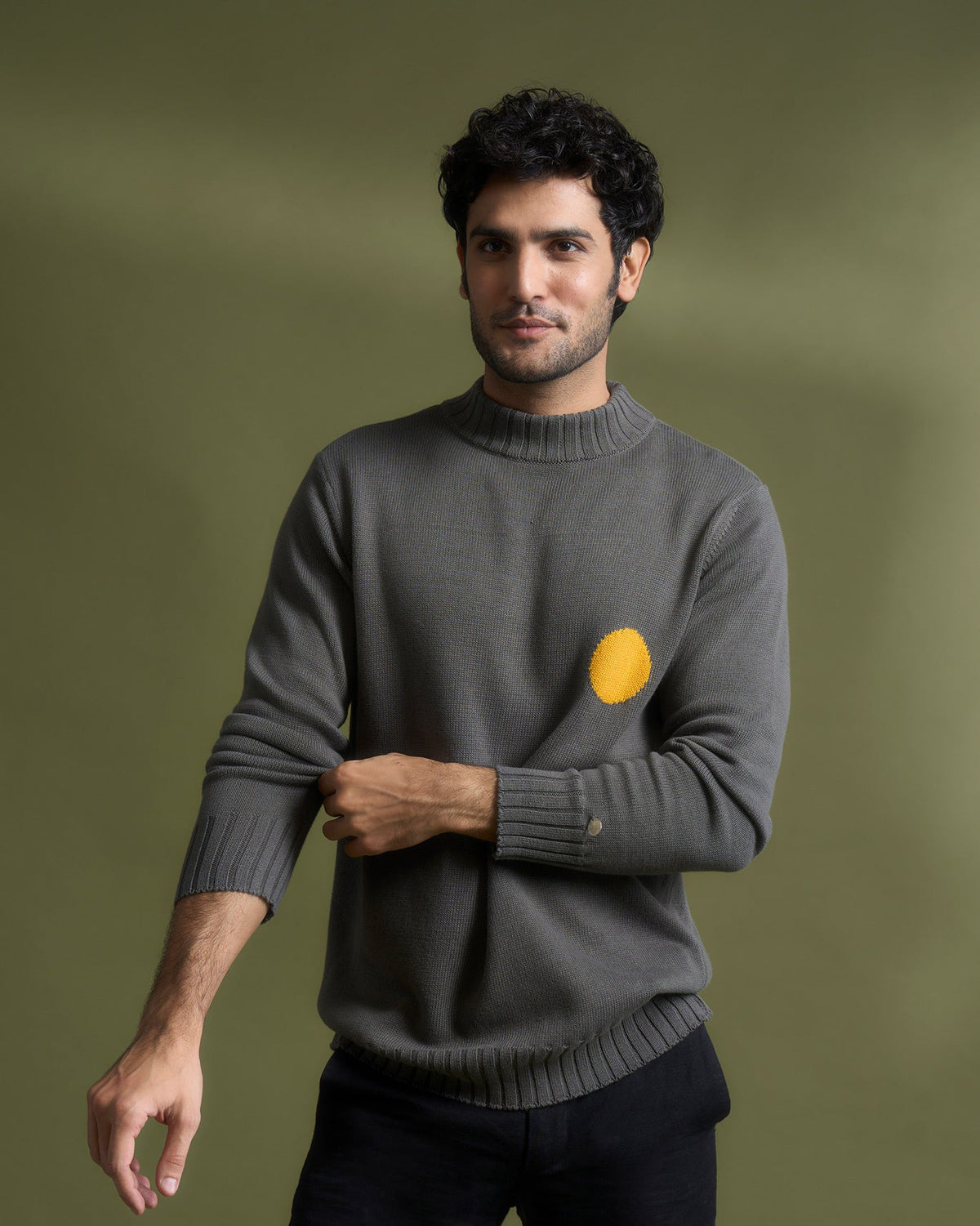 Coast Crew-Neck Sweater - Grey