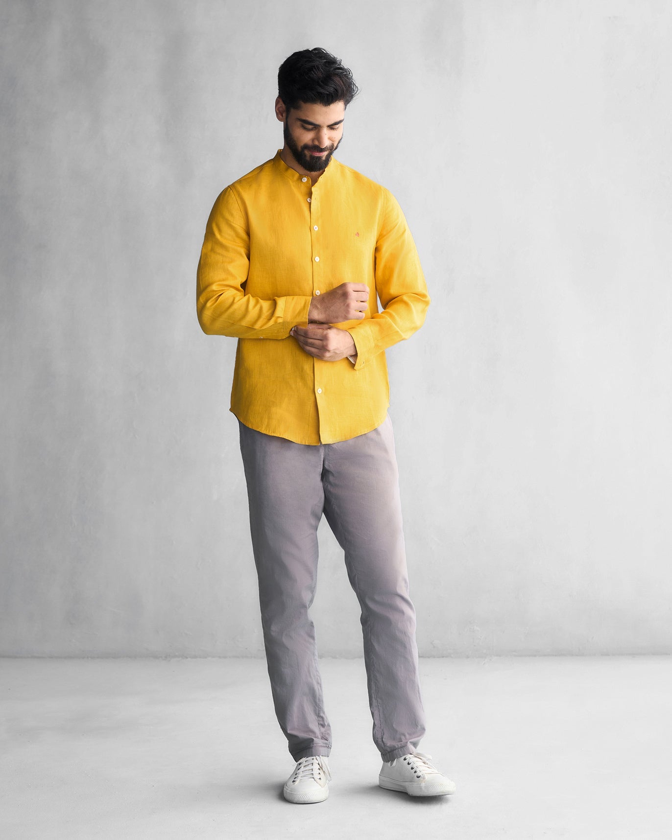 Nawab Shirt - Ochre