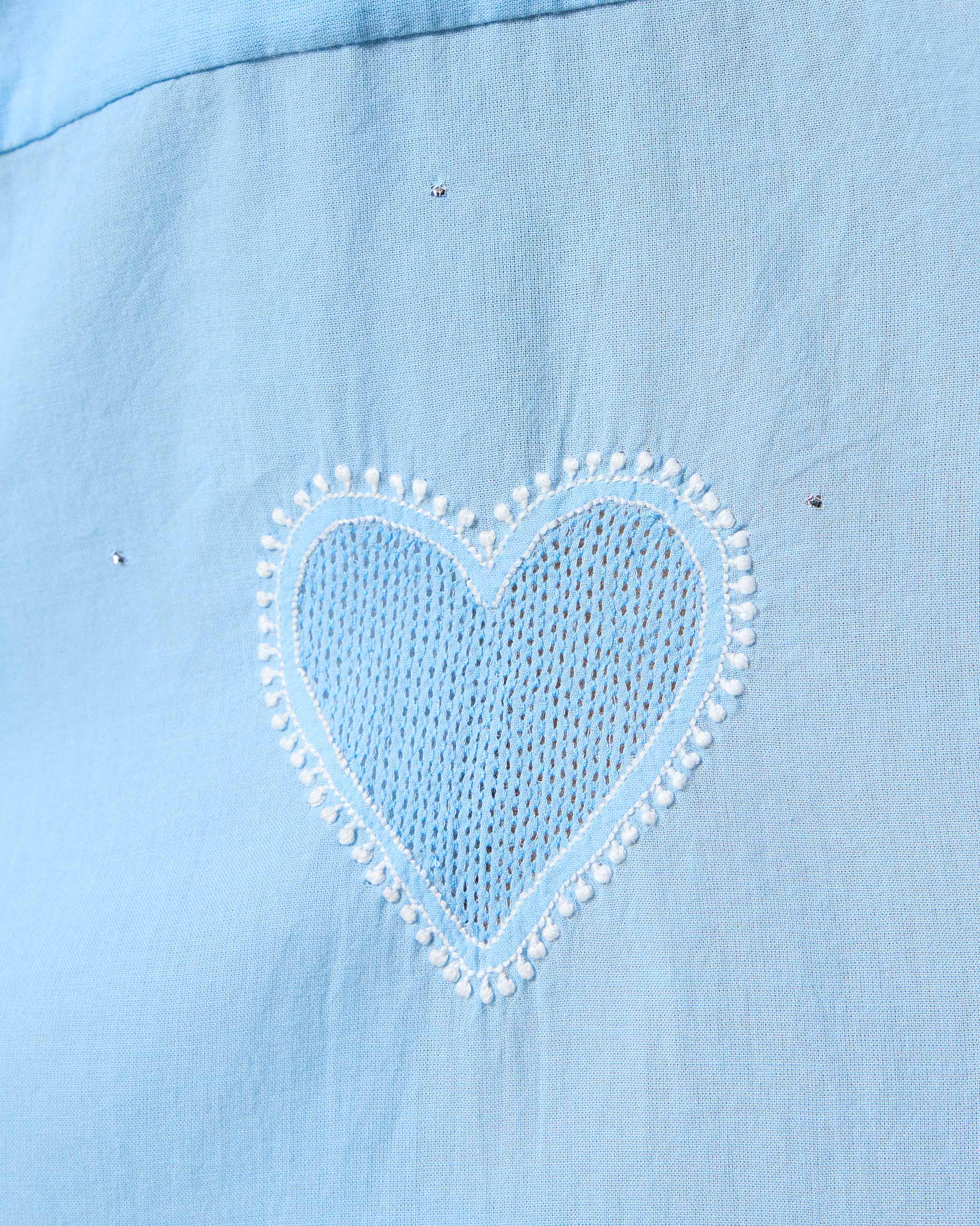 The Lazy Sunday Tunic Set - Ice Blue