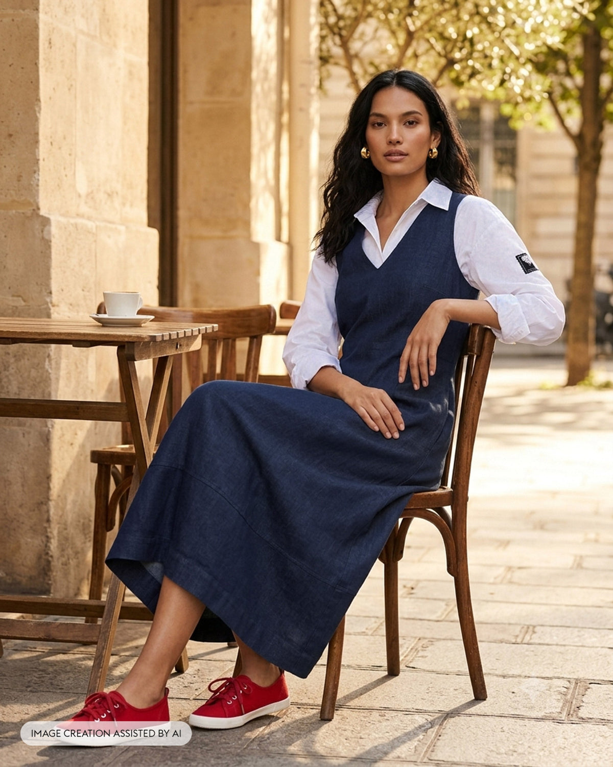 Sway Dress - Denim Fitted