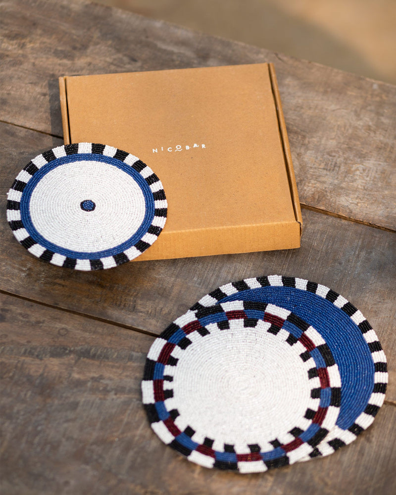 Nadi Beaded Trivet (Set of 3)