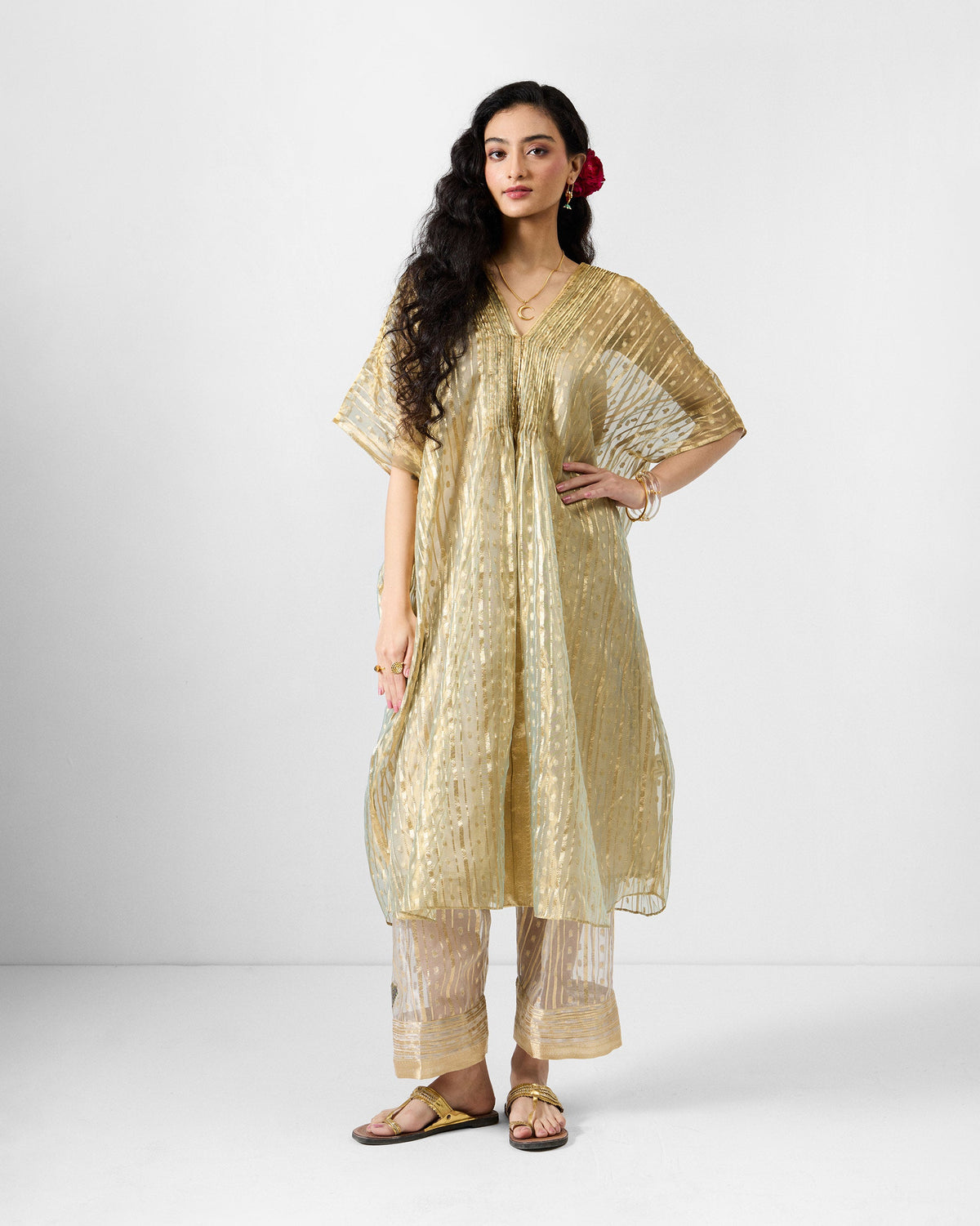 The Kolad Kaftan Set - Gold