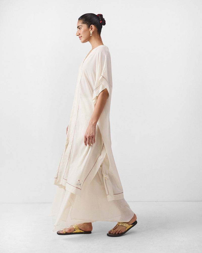 The Hana Kaftan Set - Ivory