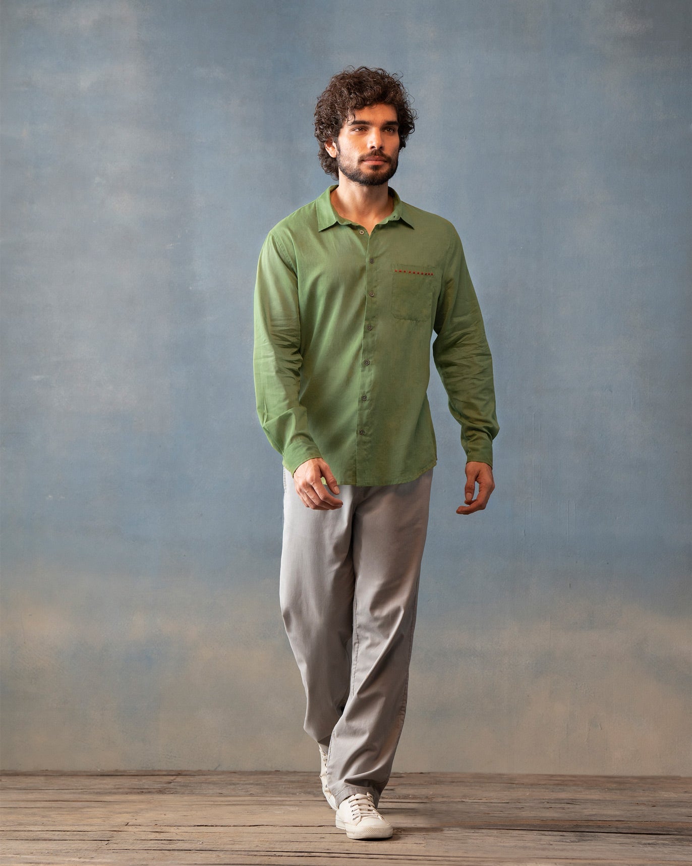 Zenith Shirt- Moss Green