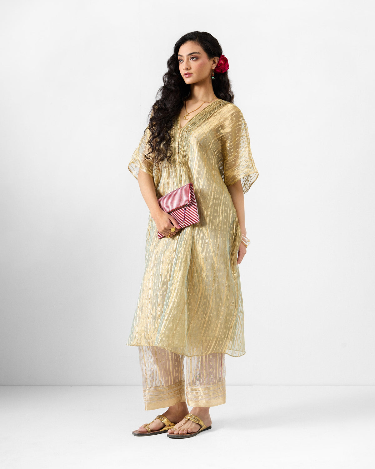 The Kolad Kaftan Set - Gold