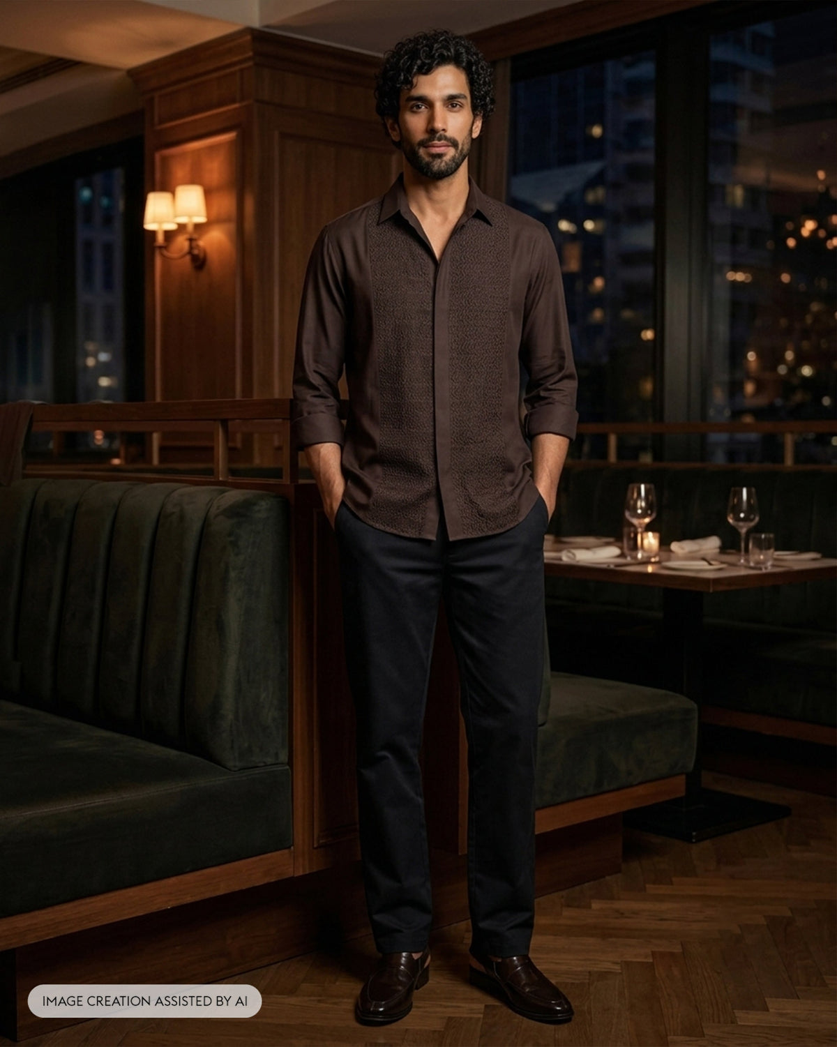 Afterhours Shirt - Viscose Silk Classic Fit