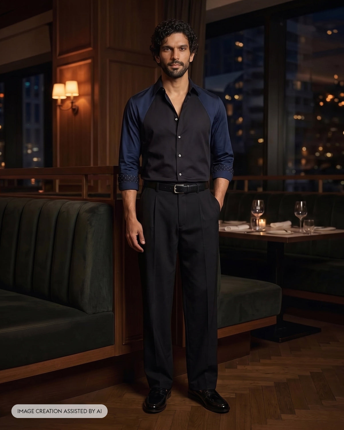 Moonrise Shirt - Cotton Satin Slim Fit