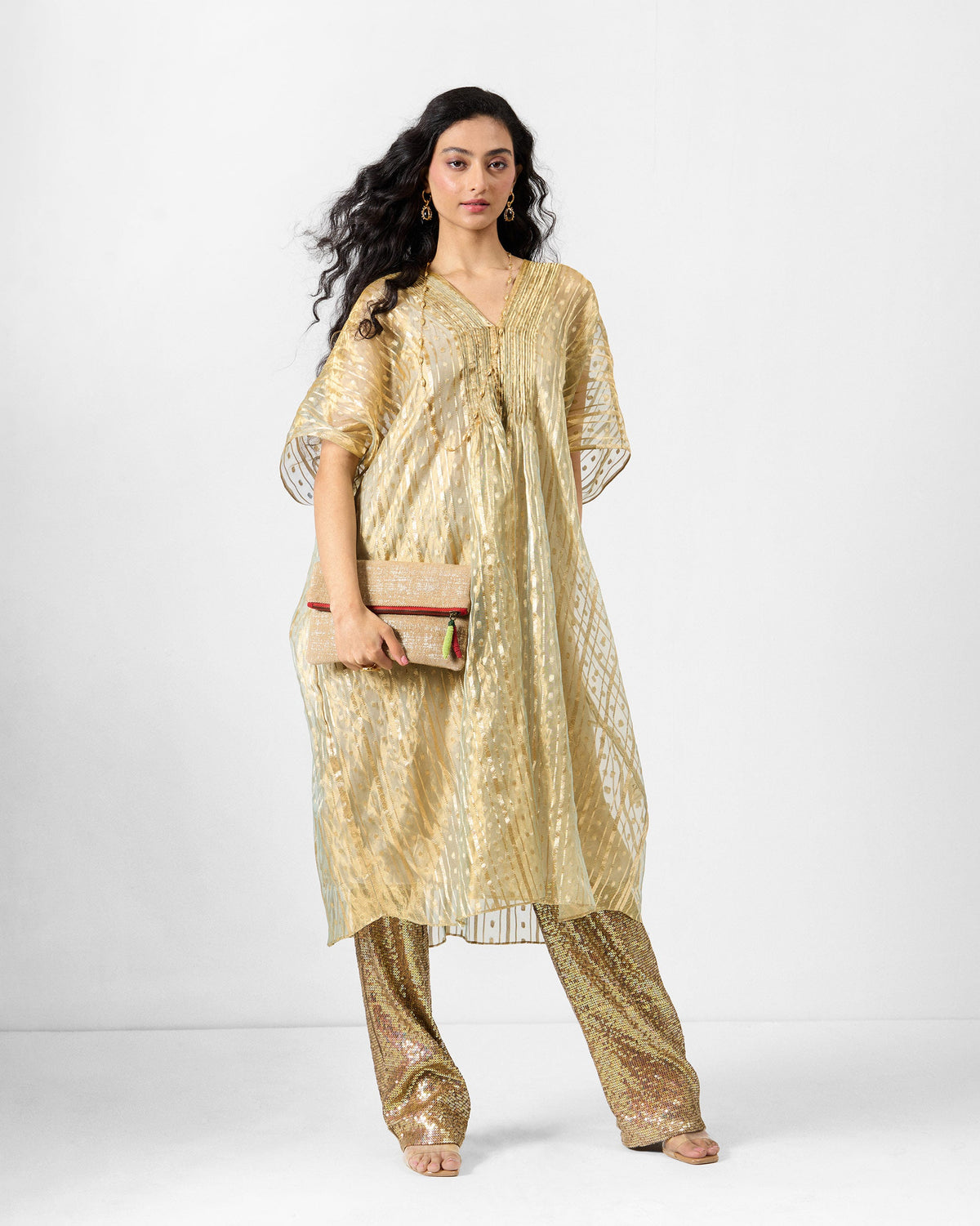 The Kolad Kaftan Set - Gold