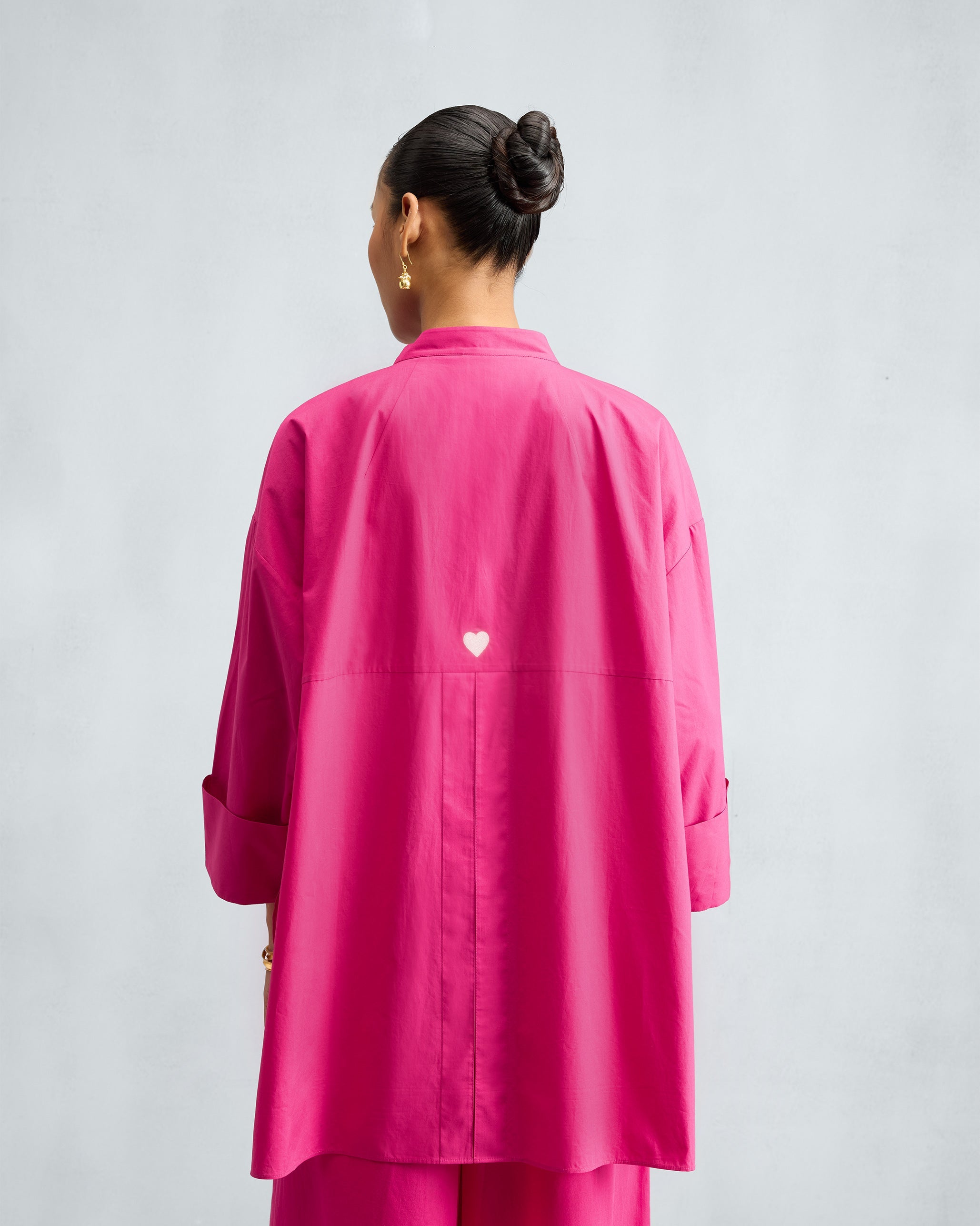 The Cirrus Shirt Set - Fuchsia