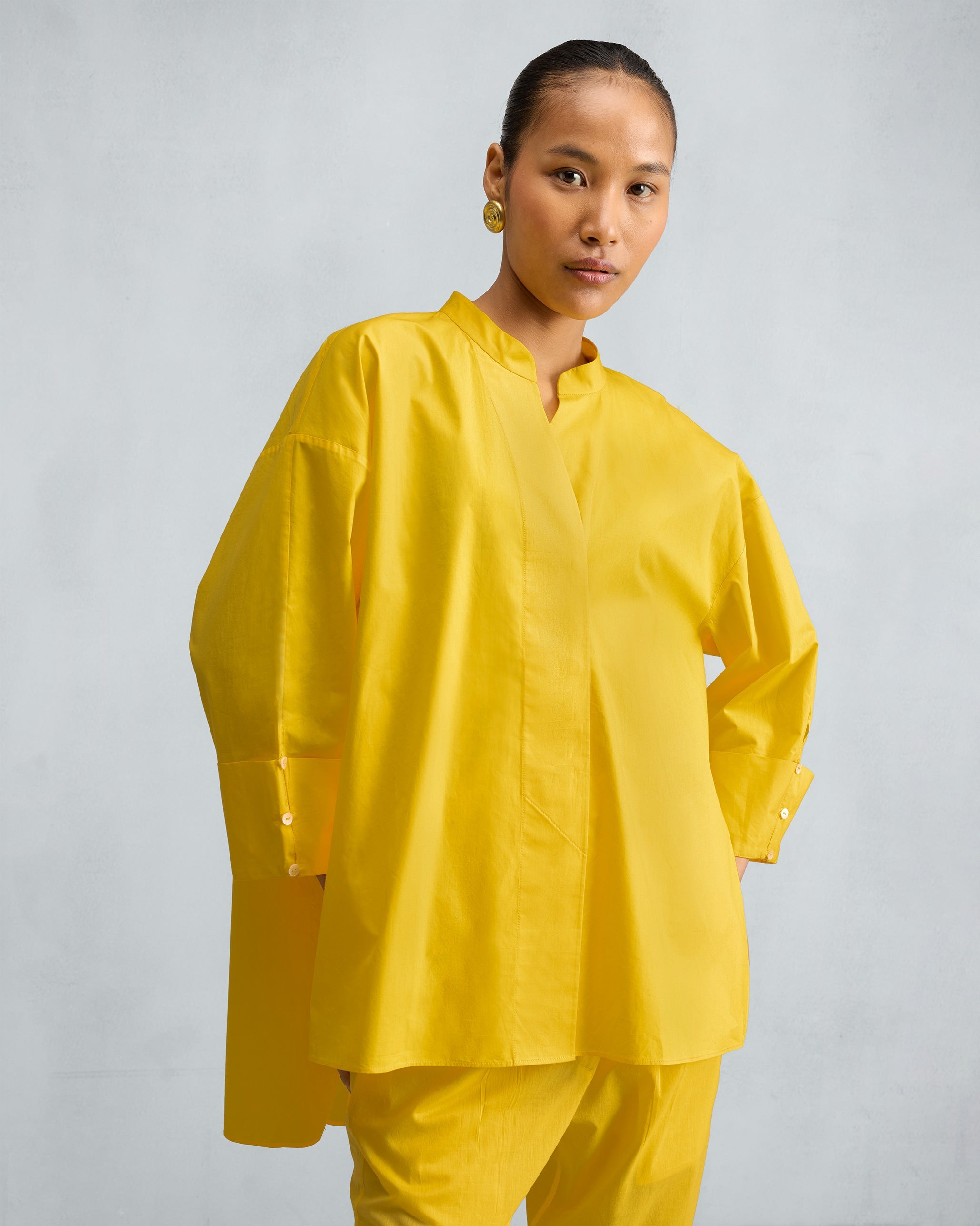 The Cirrus Shirt Set - Yellow
