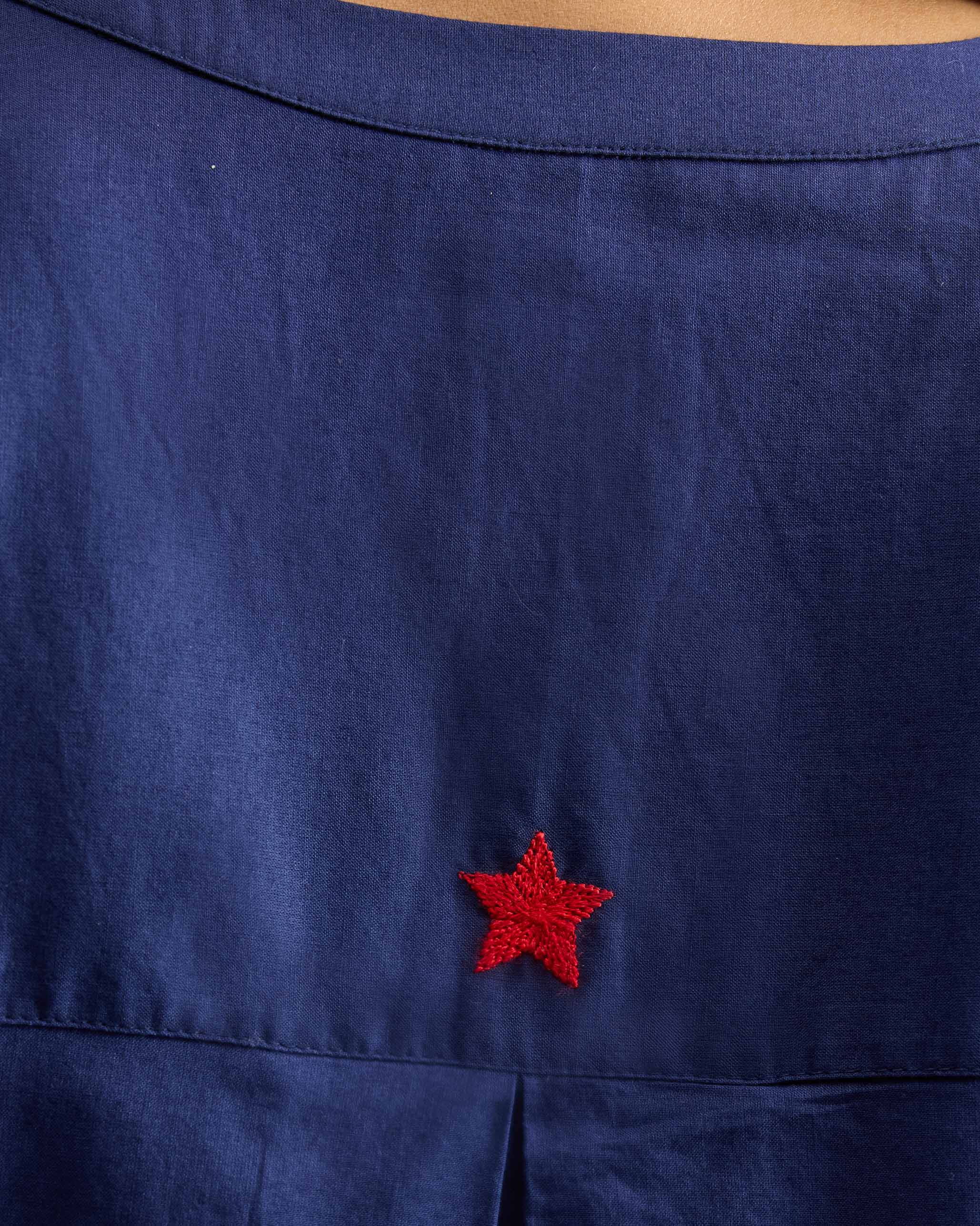 The Lazy Sunday Tunic Set - Ink Blue