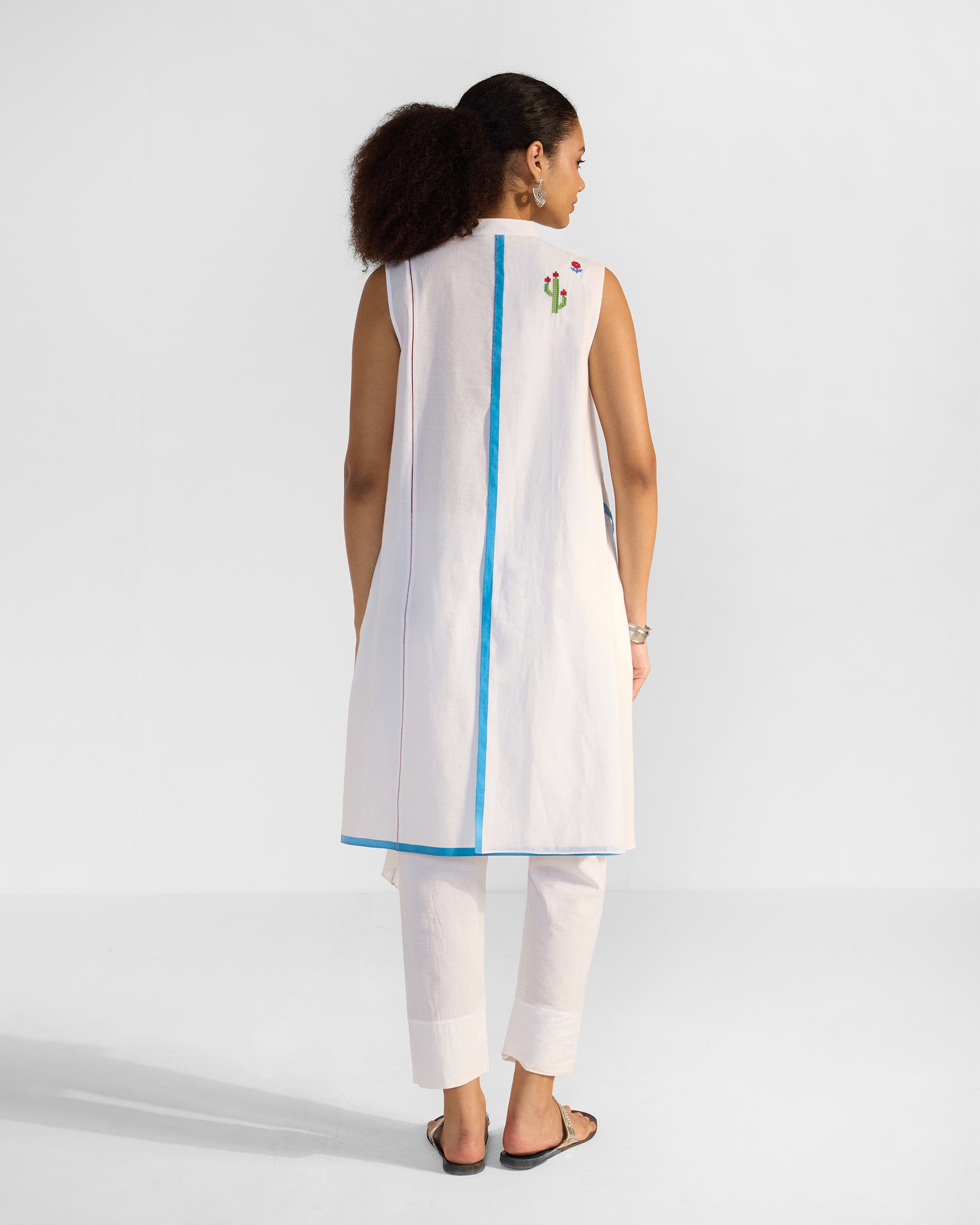 The Riha Kurta Set - White