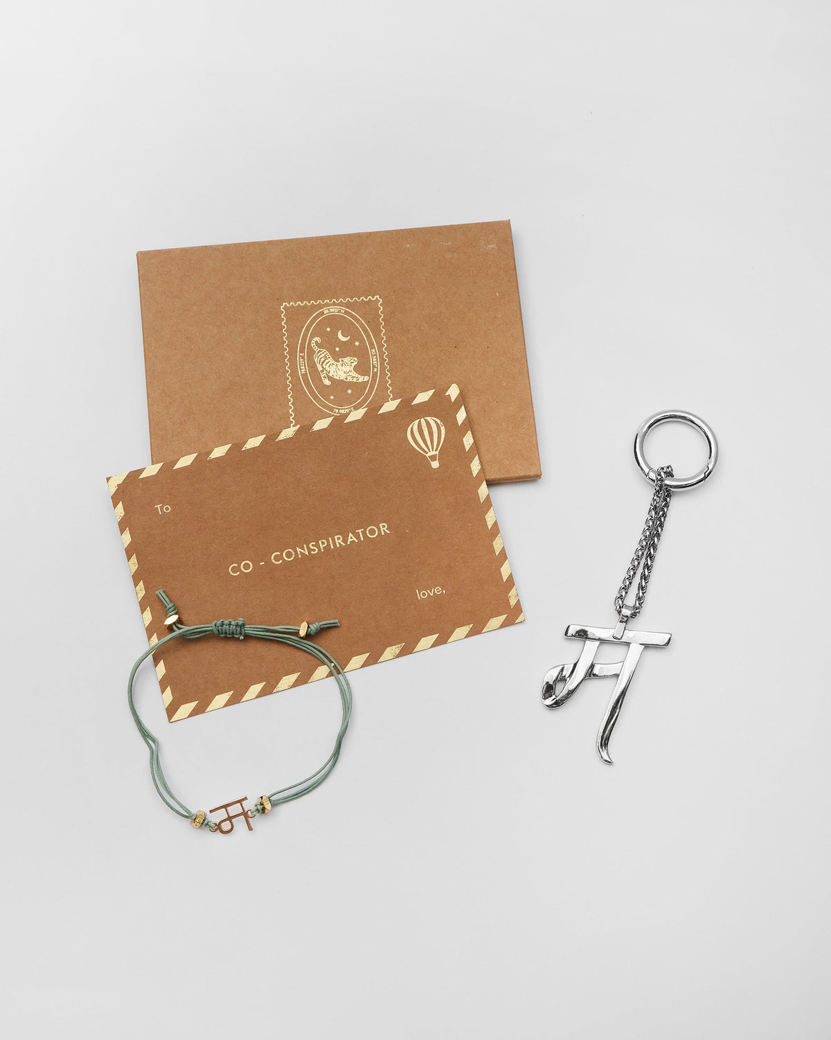 Alphabet M Rakhi Set