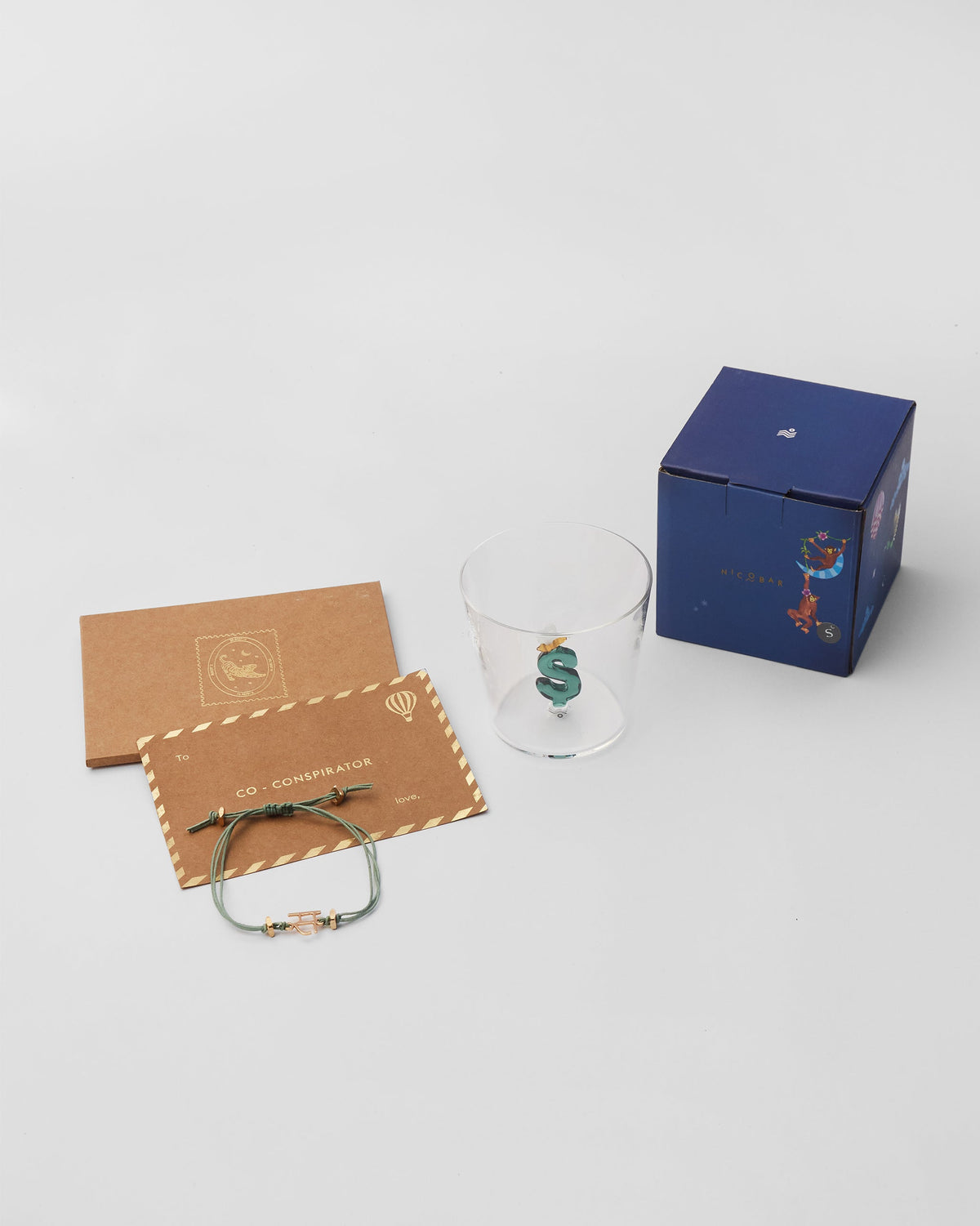 Alphabet S Rakhi Set