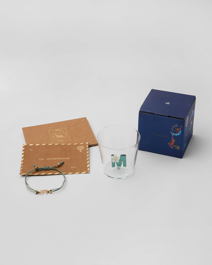 Alphabet M Rakhi Set