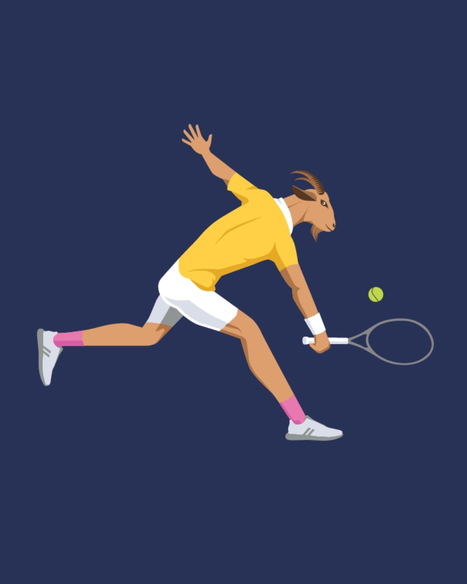 Nico Tennis Polo T-shirt - Navy