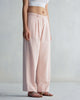 High Waist Pants - Pink & White