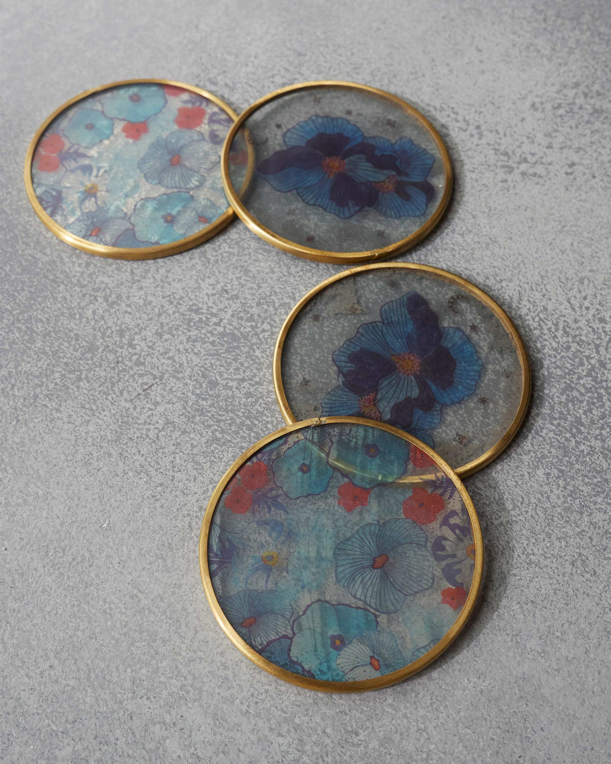 Poppy Coasters (set of 4) - TSSxNB