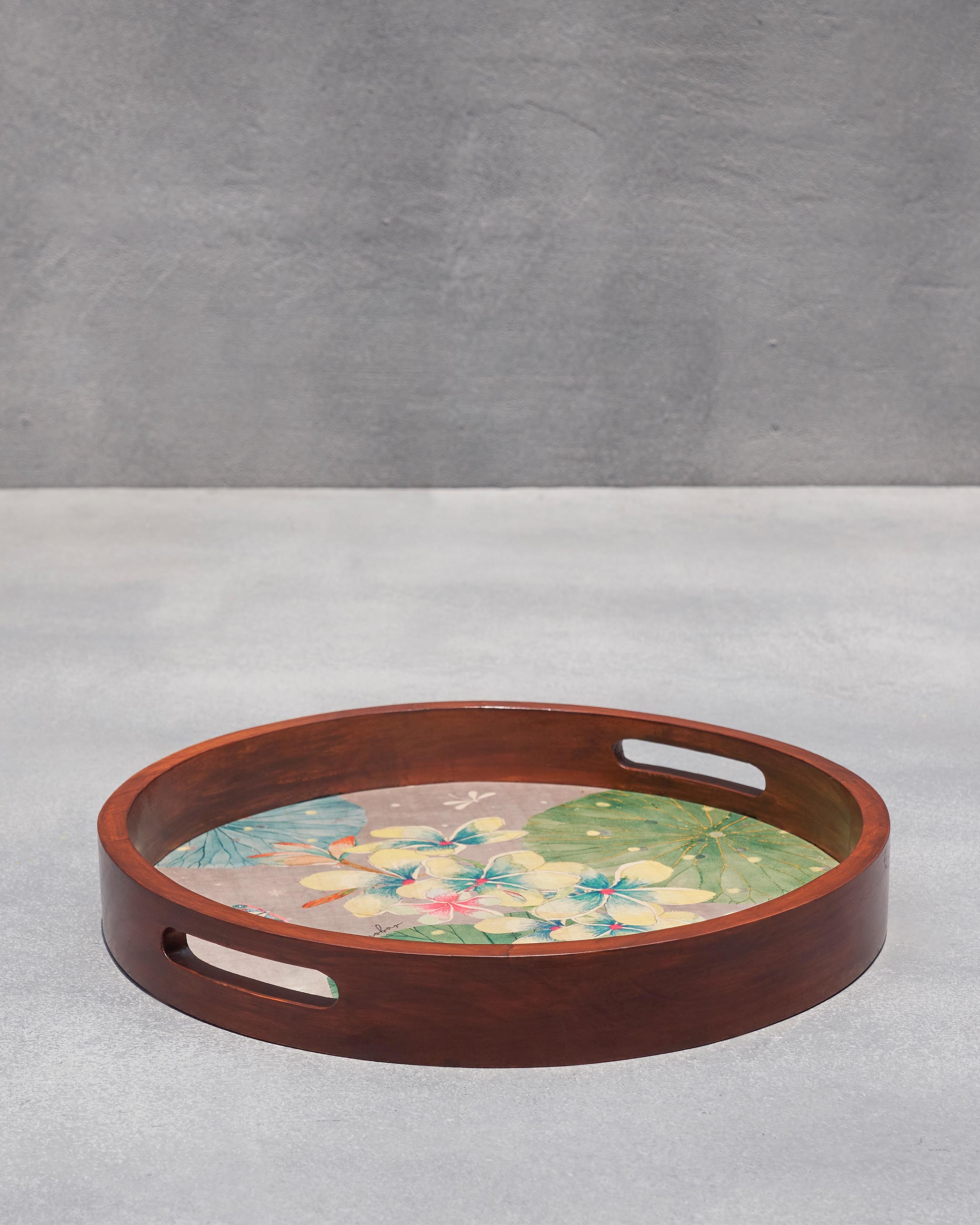 Frangipani Round Tray