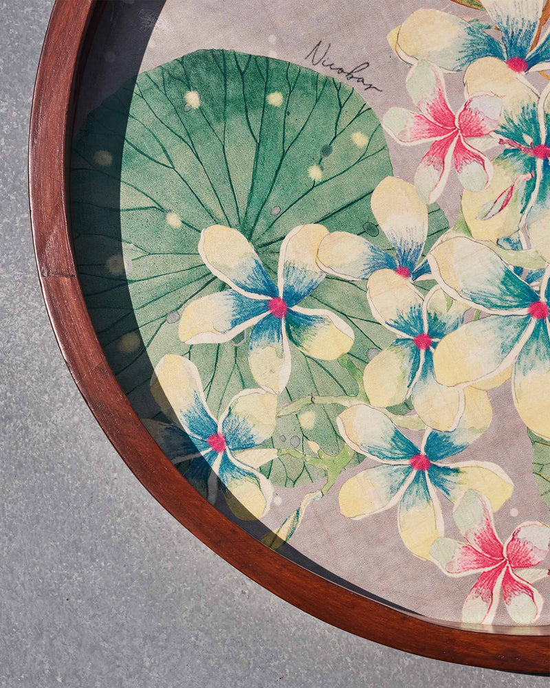 Frangipani Round Tray